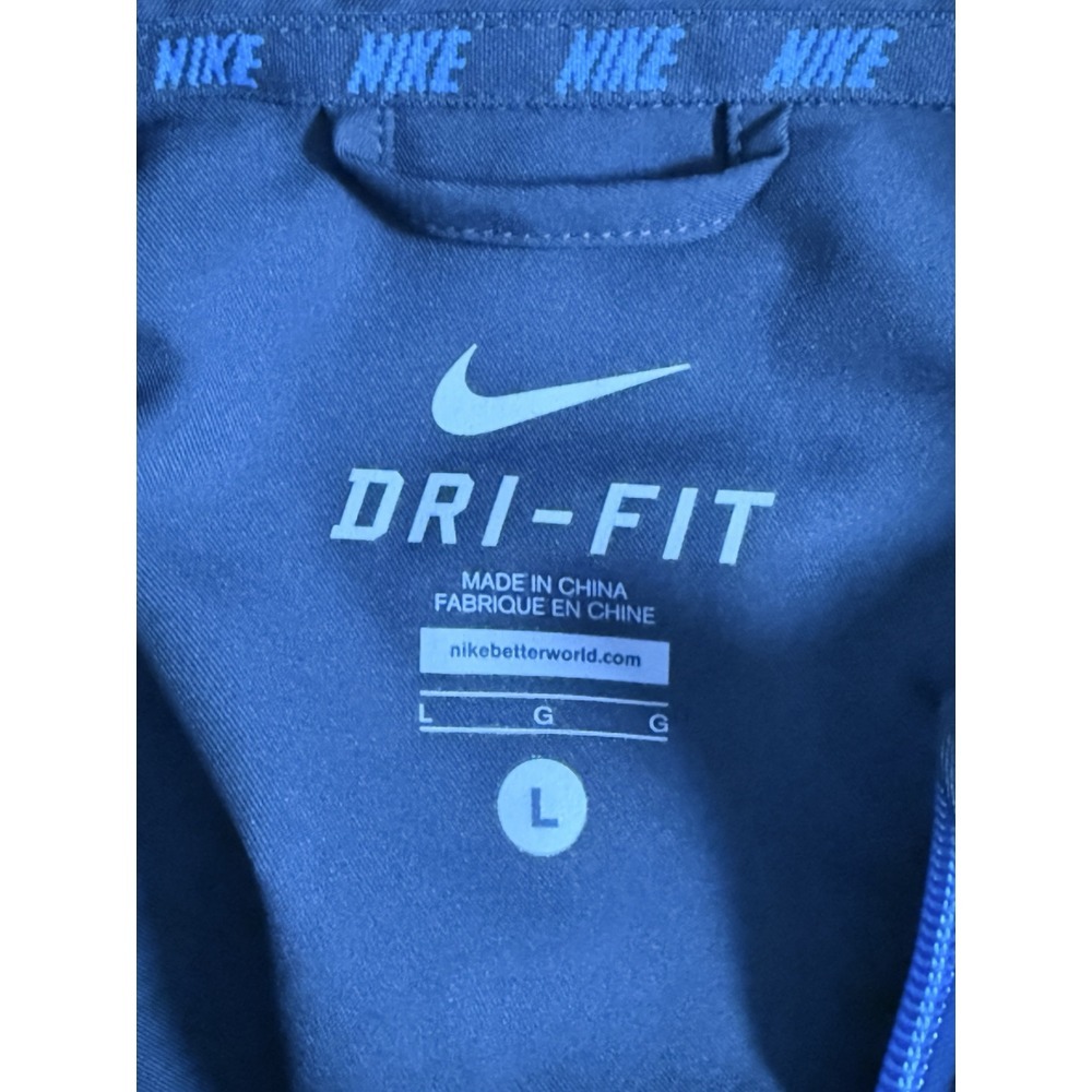 Nike Dri-Fit Team Track Woven Jacket Mens L Anthracite Blue Activewear Athletic - Picture 4 of 10